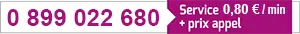 Numéro de téléphone : 0899022680